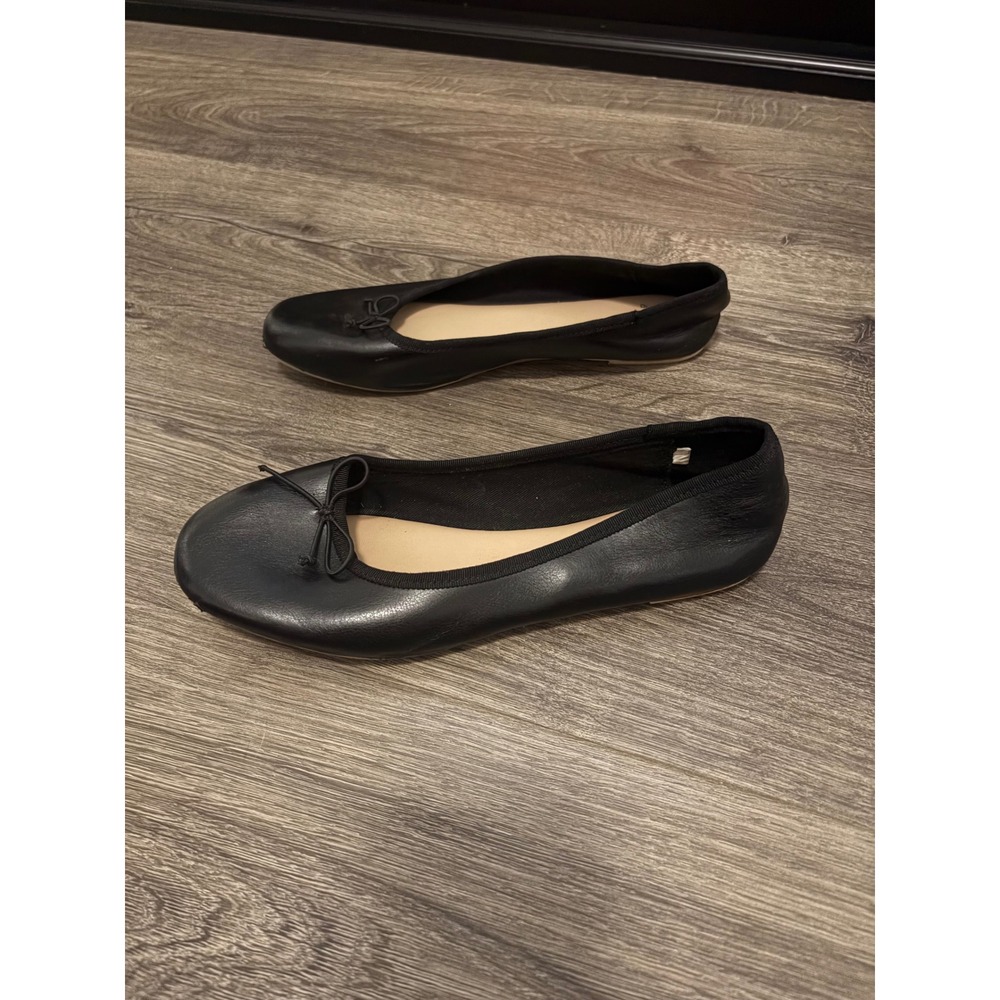 A New Day Black Ballet Flats Bow Detail Comfortable Womens Size 7‎ - Picture 3 of 6